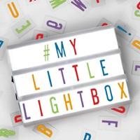 A5 Coloured Letters Cinema Light Box