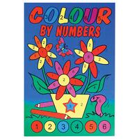 A6 Colour-by-Numbers Book