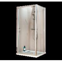 A6 Pivot 6mm Shower Enclosure Set - 900mm x 760mm