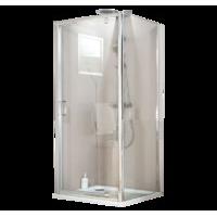 A6 Pivot 6mm Shower Enclosure Set - 900mm x 800mm