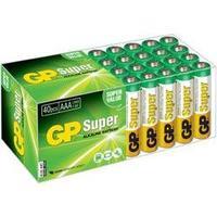 AAA battery Alkali-manganese GP Batteries Super Alkaline 1.5 V 40 pc(s)