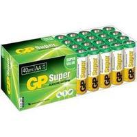 AA battery Alkali-manganese GP Batteries Super Alkaline 1.5 V 40 pc(s)