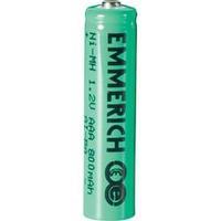 aaa battery rechargeable nimh emmerich hr03 800 mah 12 v 1 pcs