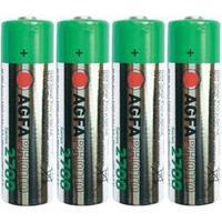 aa battery rechargeable nimh agfaphoto aa 2700 mah 4er 2300 mah 12 v 4 ...