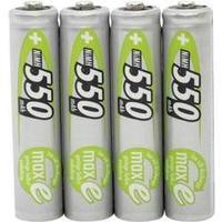 AAA battery (rechargeable) NiMH Ansmann maxE HR03 550 mAh 1.2 V 4 pc(s)