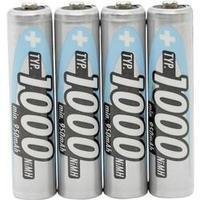AAA battery (rechargeable) NiMH Ansmann HR03 1000 mAh 1.2 V 4 pc(s)