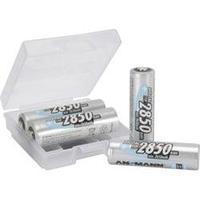 AA battery (rechargeable) NiMH Ansmann AA 4er + Box 2850 mAh 1.2 V 1 Set