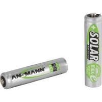 aaa battery rechargeable nimh ansmann hr03 solar 550 mah 12 v 2 pcs