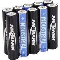 aaa battery lithium ansmann lr03 1150 mah 15 v 10 pcs