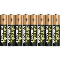 AAA battery Alkali-manganese Duracell Simply LR03 1.5 V 8 pc(s)