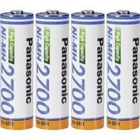AA battery (rechargeable) NiMH Panasonic Panasonic AA 2700 mAh 1.2 V 4 pc(s)
