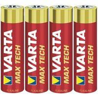 AAA battery Alkali-manganese Varta Max Tech AAA 1.5 V 4 pc(s)