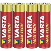 aaa battery alkali manganese varta max tech aaa 15 v 4 pcs