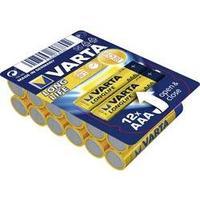 AAA battery Alkali-manganese Varta Longlife 1.5 V 12 pc(s)