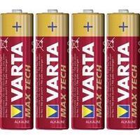 AA battery Alkali-manganese Varta Max Tech AA 1.5 V 4 pc(s)