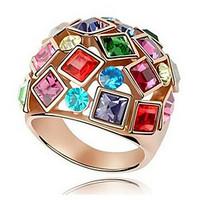 aaa zircon fing statement ring for wedding party