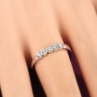 aaa zircon fine statement ring for wedding party