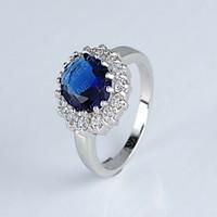 AAA Zircon Fing Statement Ring for Wedding Party