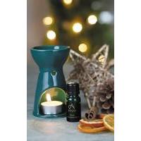 absolute aromas oil burner green