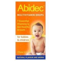 abidec multivitamin drops for babies children 25ml