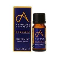 Absolute Aromas Organic Peppermint Oil 10ml (1 x 10ml)