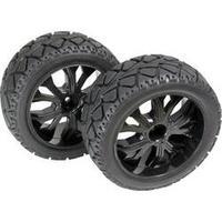 Absima 1:10 Buggy Wheels Tarmac forward 5-spoke Black 1 pc(s)