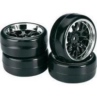 Absima 1:10 Road version Wheels Drifter B Honeycomb Black-chrome 4 pc(s)