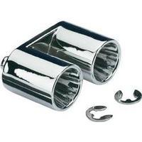 Absima 1:10 Double tail pipe Chrome