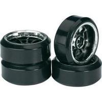 Absima 1:10 Road version Wheels Drifter C 9-spoke Black-chrome 4 pc(s)