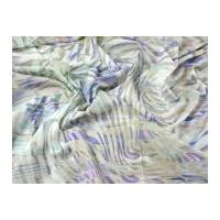 Abstract Print Silk Blend Voile Dress Fabric