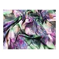 abstract print stretch sateen dress fabric purple