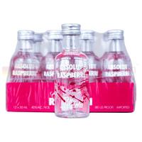 Absolut Raspberri Raspberry Vodka 12x 5cl Miniature Pack