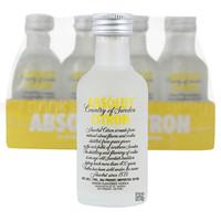 Absolut Citron Lemon Vodka 12x 5cl Miniature Pack