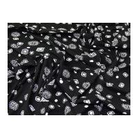 abstract print viscose dress fabric