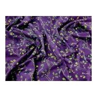 abstract hand printed bubble batik cotton dress fabric dark purple