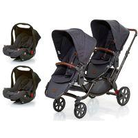 ABC-Design Zoom Tandem Travel System With 2 Risus Car Seat-Street