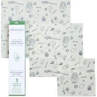 Abeego Variety Pack Food Wraps - 3 Flats