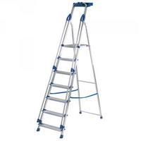 Abru Blue Seal 7 Tread Professional Aluminium Step Ladder 70507