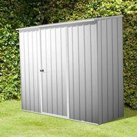 Absco Space Saver Titanium Metal Shed 2.26 x 1.52m