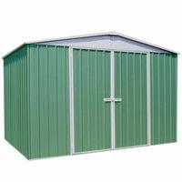 absco regent pale eucalyptus metal shed 366 x 30m