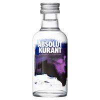 Absolut Kurant Blackcurrant Vodka 12x 5cl Miniature Pack