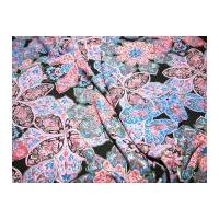 Abstract Print Polyester Dress Fabric