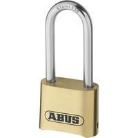 abus 180ib series brass combination long stainless steel shackle padlo ...