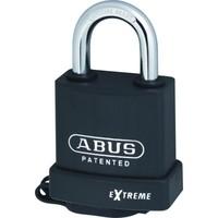 abus 83wp series weatherproof steel open shackle padlock without cylin ...