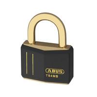 Abus T-84 Brass Padlock and Brass Shackle - Keyed Alike - Coloured Body