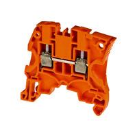 ABB 1SNK505030R0000 4mm² Feed Through Terminal, Orange