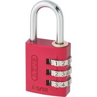 ABUS 46615 Combination Lock 145/30 Red