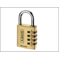 Abus 165/20 20mm Solid Brass Body Combination Padlock (3 Digit) Carded