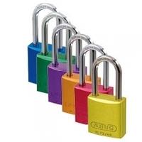 Abus 72 Series Aluminium Long Shackle 40mm Padlock, Violet, Keyed Alike