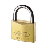 abus 85 series brass padlock medium large individually keyed 40mm ib